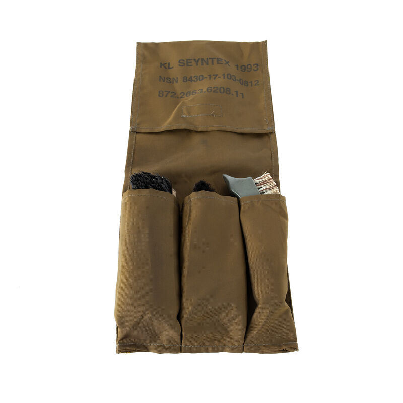 Dutch Assorted OD Shoe Polishing Kit Complete w/ Bag | Issued, , large image number 3